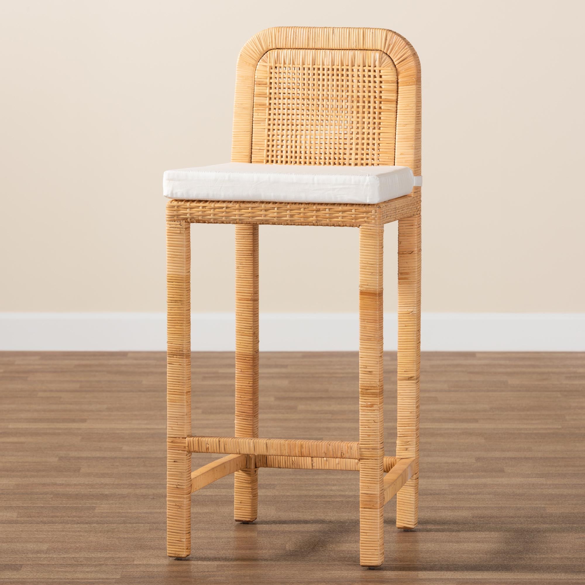 Amira Rattan Bar Stool