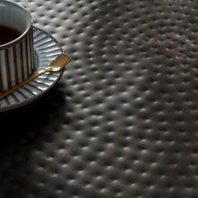 Load image into Gallery viewer, 32 Inch Metal Hammered Coffee Table in Black