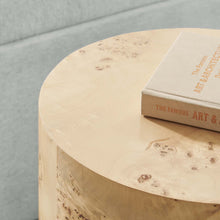 Load image into Gallery viewer, Powell 16" Round Burl Wood Side Table