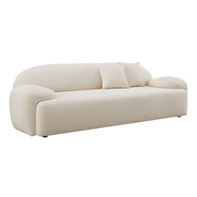 Load image into Gallery viewer, Allegra Cream Velvet Sofa