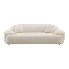 Load image into Gallery viewer, Allegra Cream Velvet Sofa
