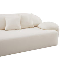 Load image into Gallery viewer, Allegra Cream Velvet Sofa