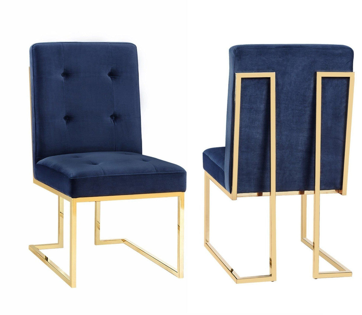 Akiko Velvet Chair (Set of 2)