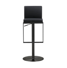 Load image into Gallery viewer, Amalfi Black on Black Steel Barstool