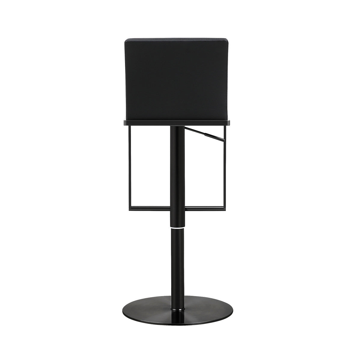 Amalfi Black on Black Steel Barstool