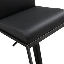 Load image into Gallery viewer, Amalfi Black on Black Steel Barstool