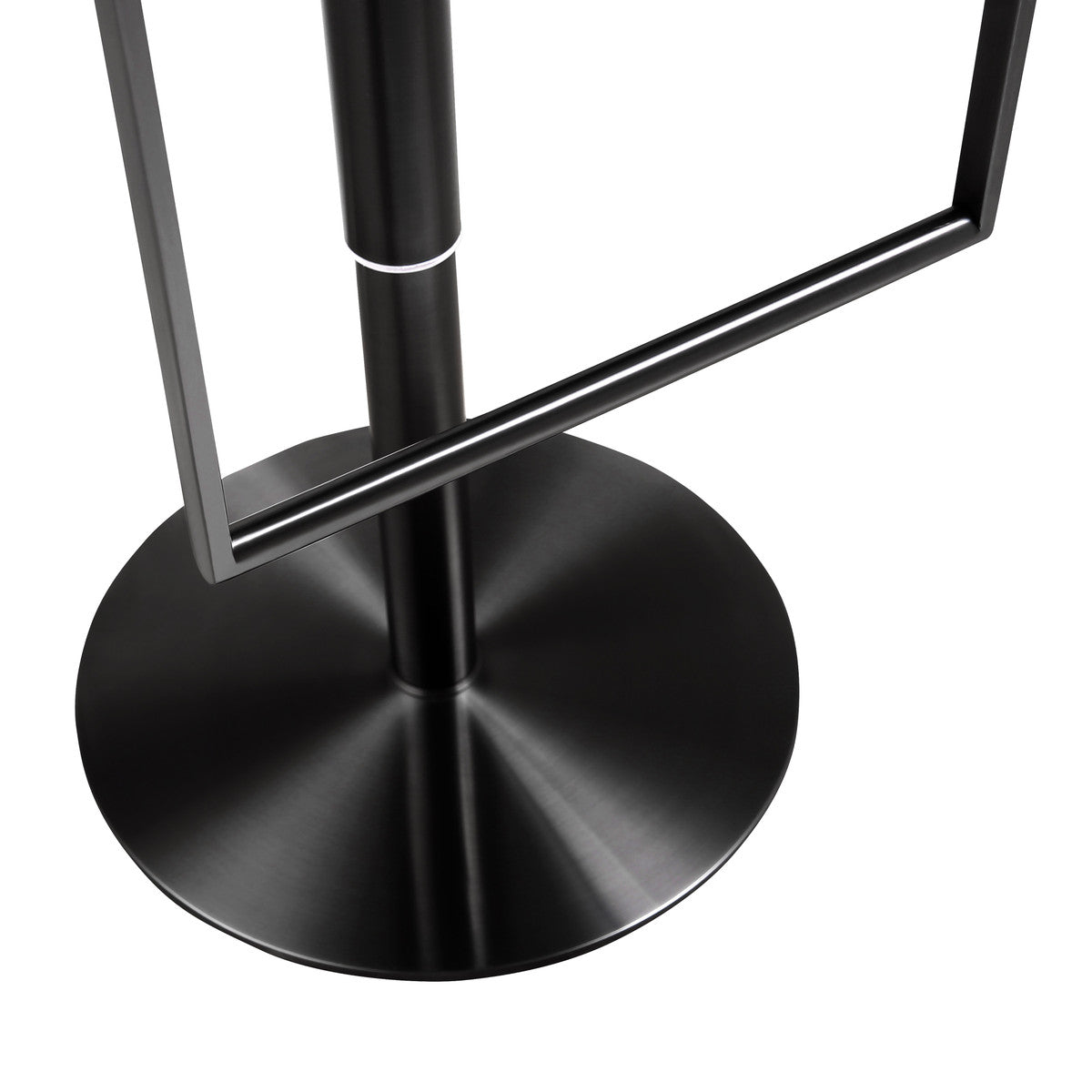 Amalfi Black on Black Steel Barstool