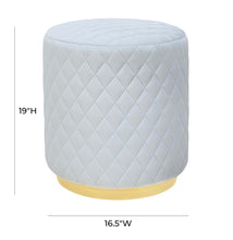 Load image into Gallery viewer, Abir Velvet Ottoman