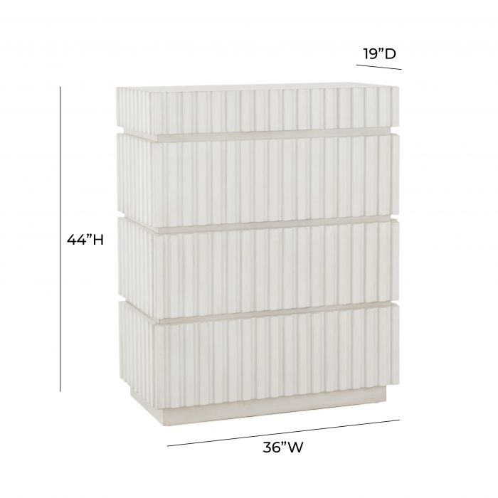 Adu Snow White 4 Drawer Chest