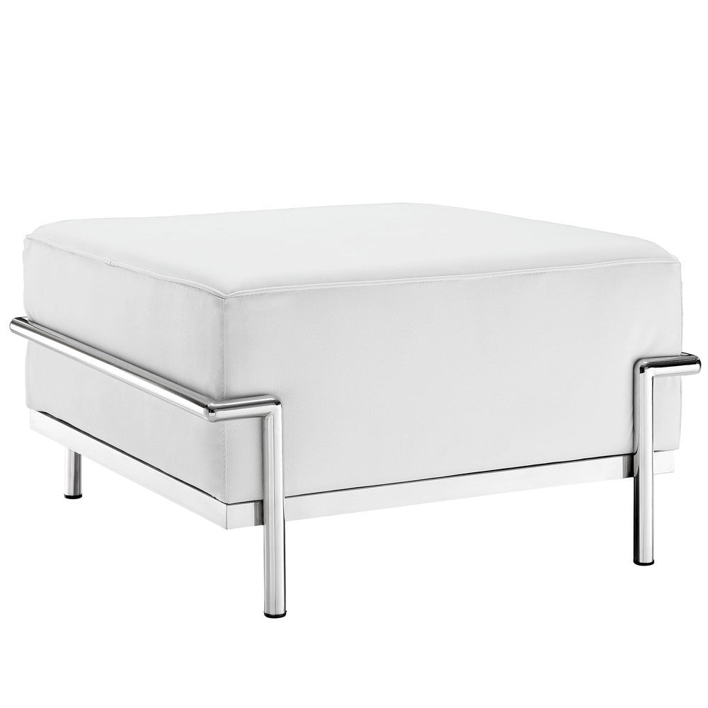 Le Corbusier Grande LC3 Ottoman Italian Leather