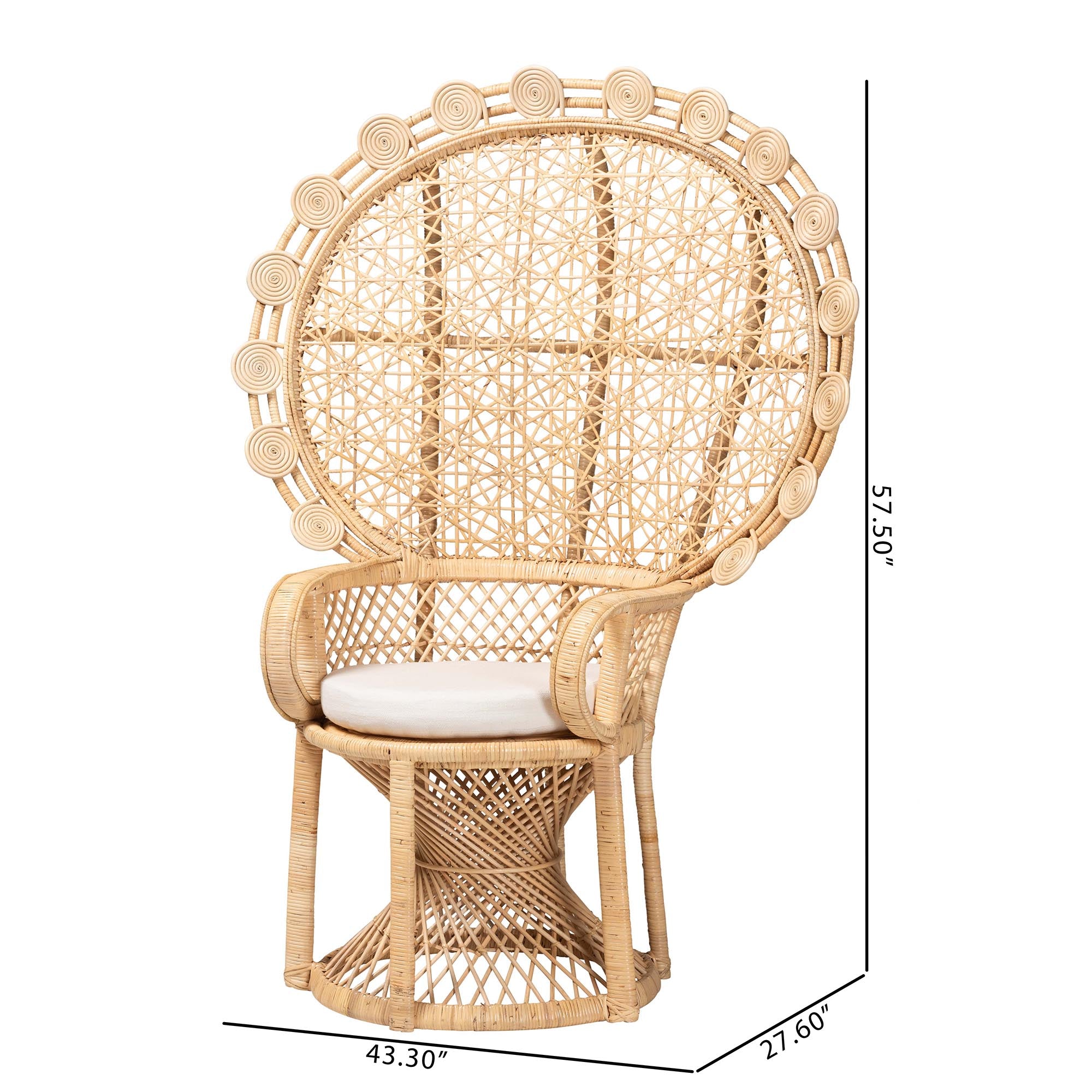 Peacock Chair Rattan