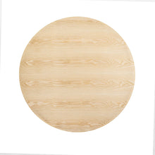 Load image into Gallery viewer, 48&quot; Tulip Round Dining Table Natural Top with Golden Base