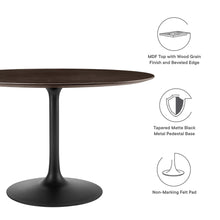 Load image into Gallery viewer, tulip cherry walnut Round 48&quot; Dining Table