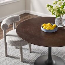 Load image into Gallery viewer, tulip table cherry walnut