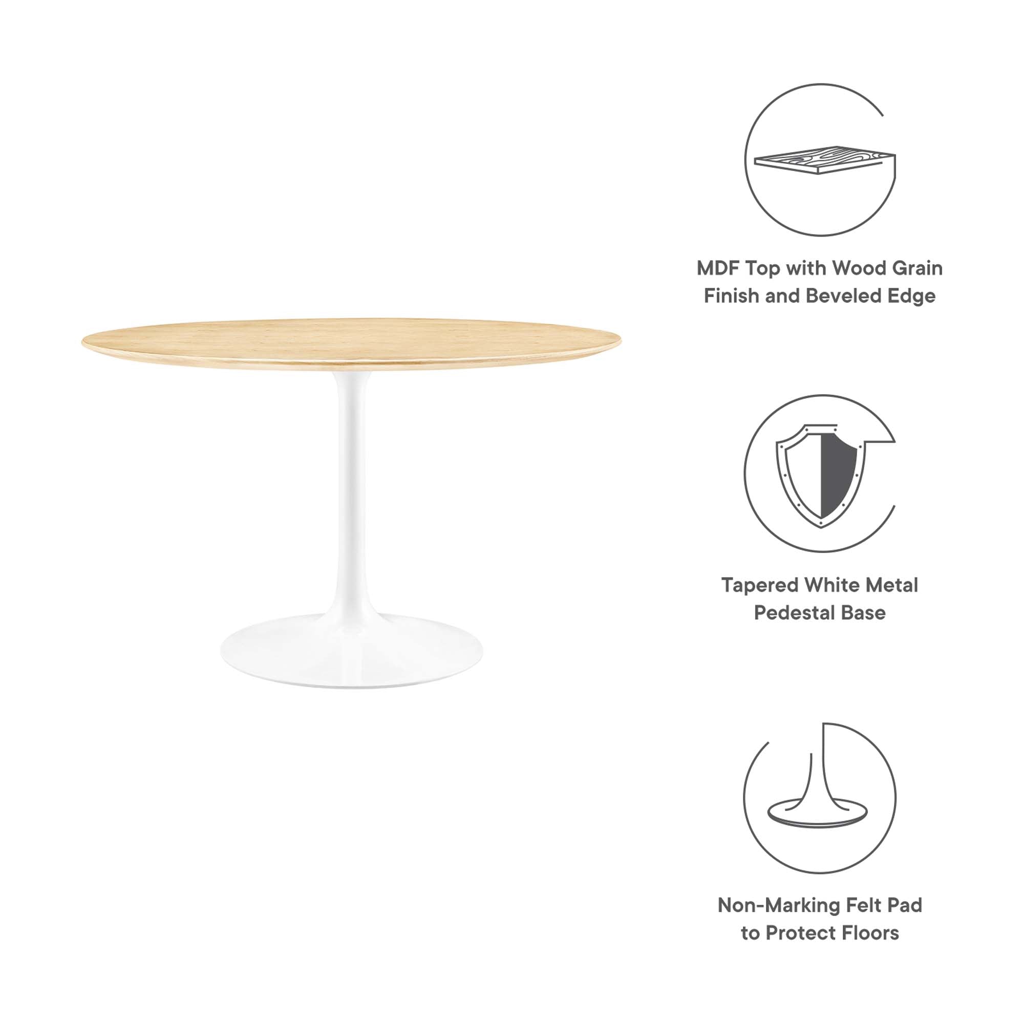 Tulip Round 48" Dining Table