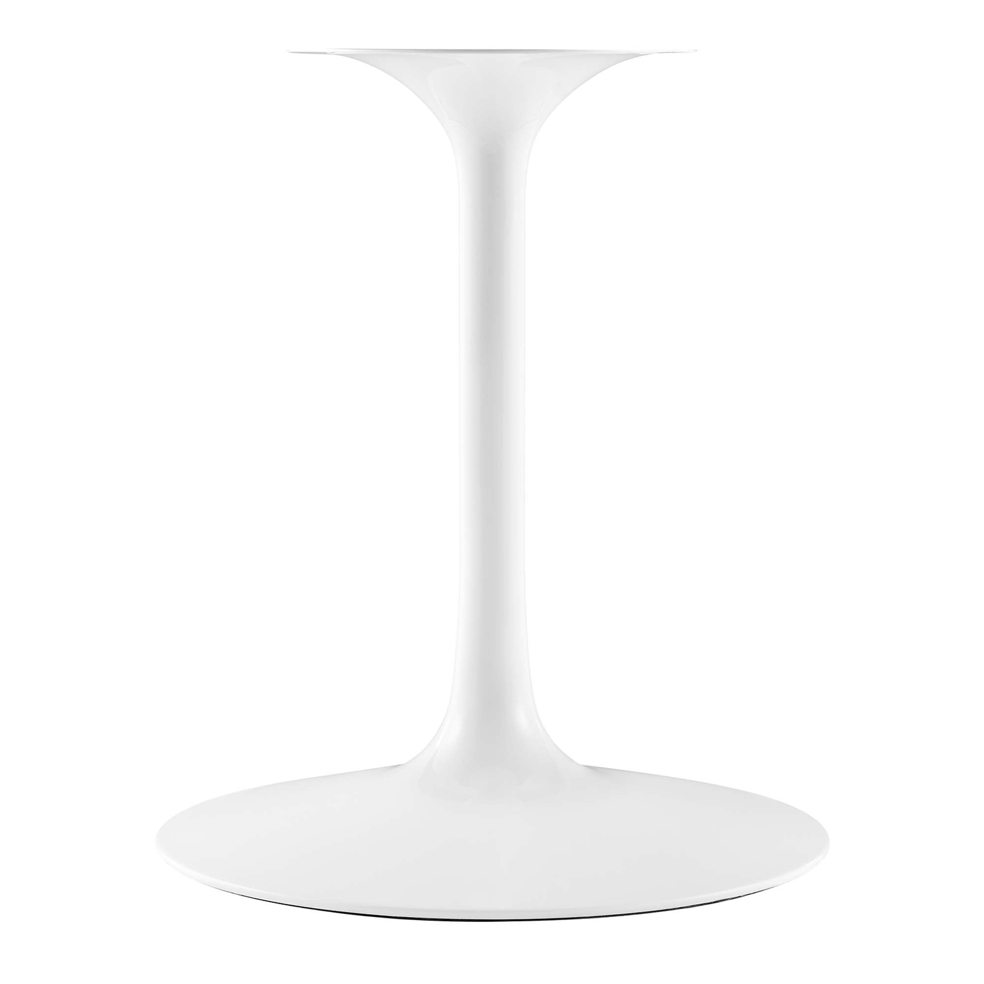 48" marble tulip table black white