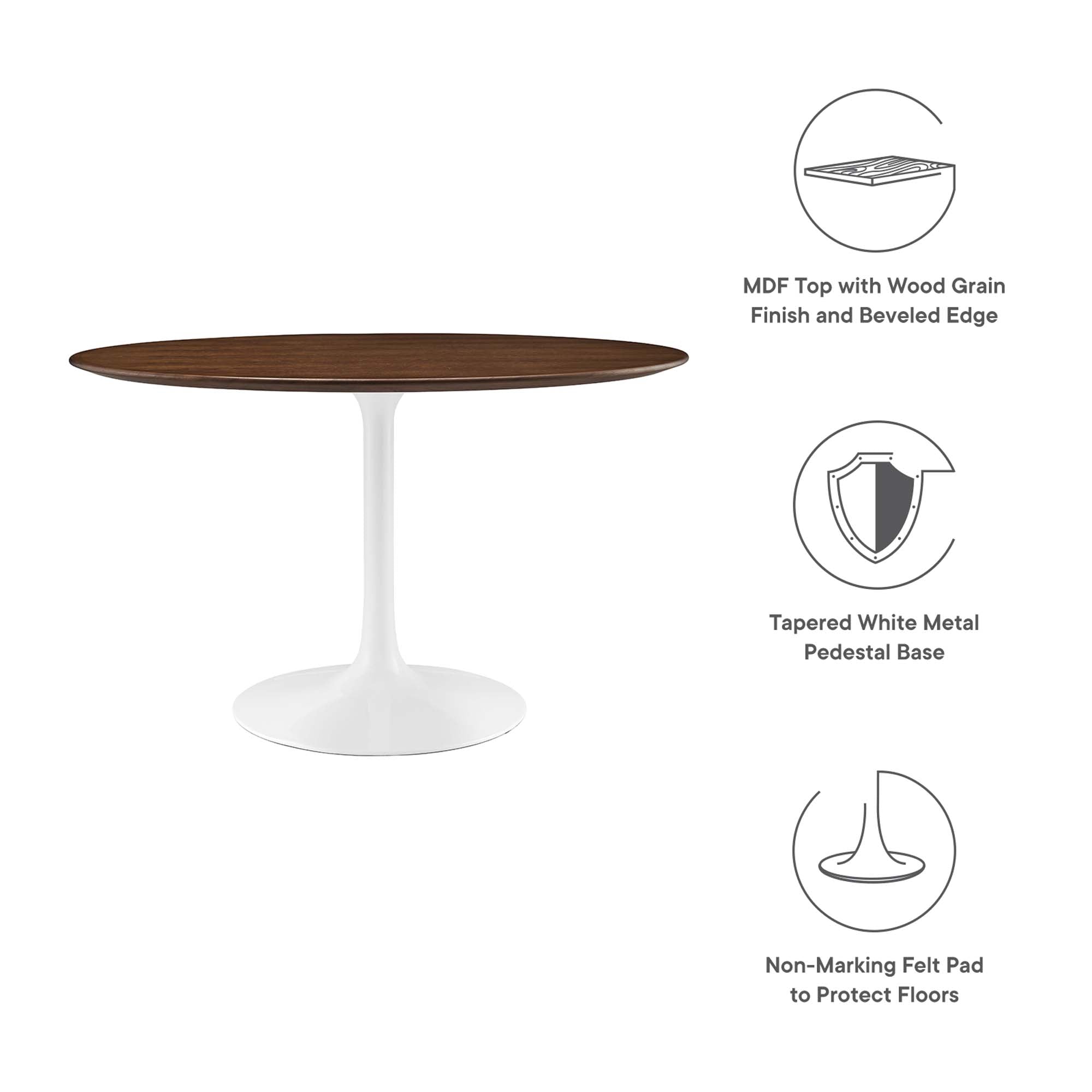 Tulip Round 48" Dining Table