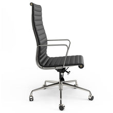 Load image into Gallery viewer, Ribbed Back Office Chair Leather High Back