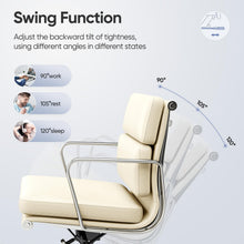 Load image into Gallery viewer, Soft Paded Leather Office Chair