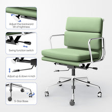 Load image into Gallery viewer, Soft Paded Leather Office Chair