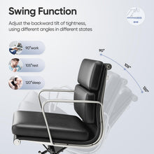 Load image into Gallery viewer, Soft Paded Leather Office Chair