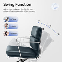 Load image into Gallery viewer, Soft Paded Leather Office Chair