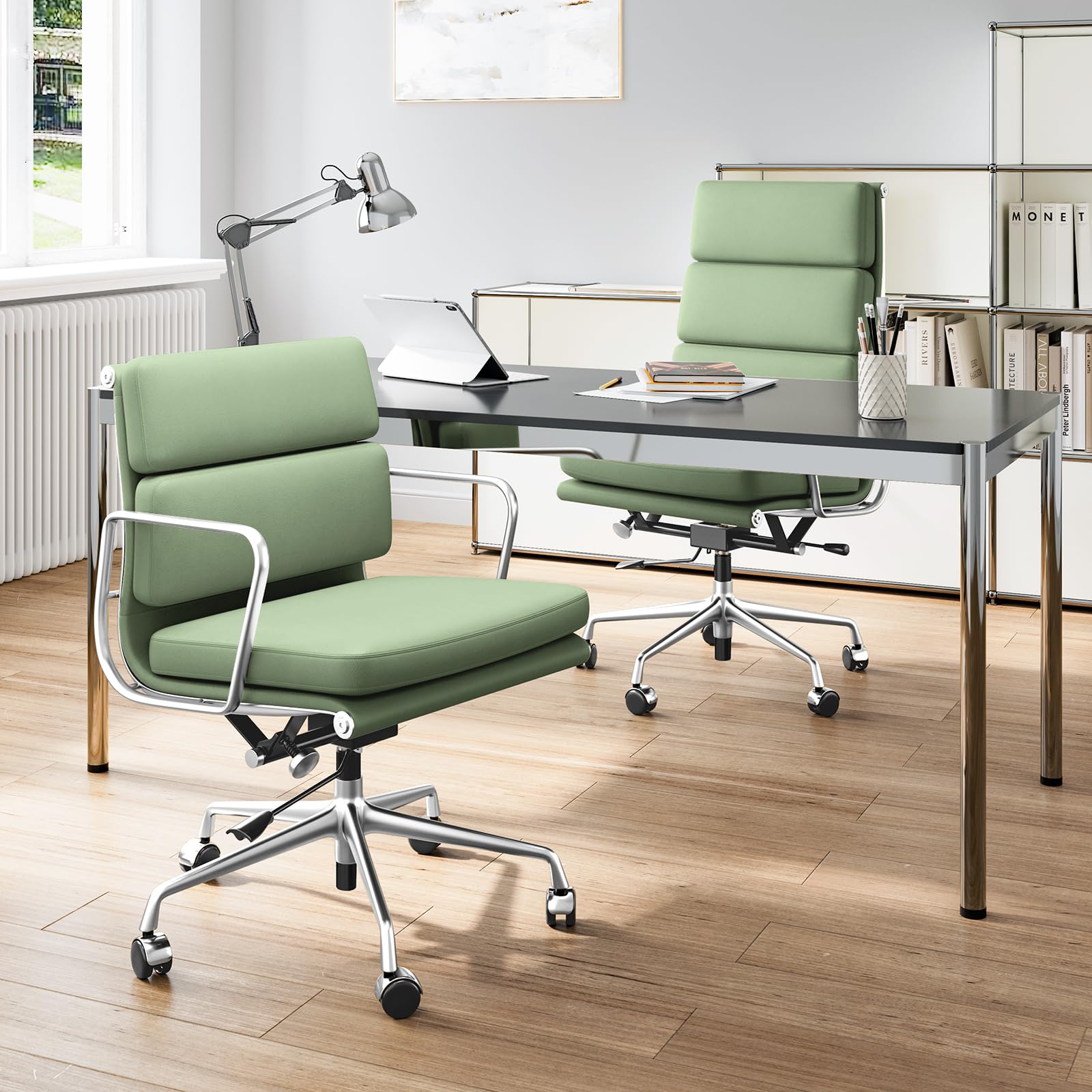 Soft Paded Leather Office Chair
