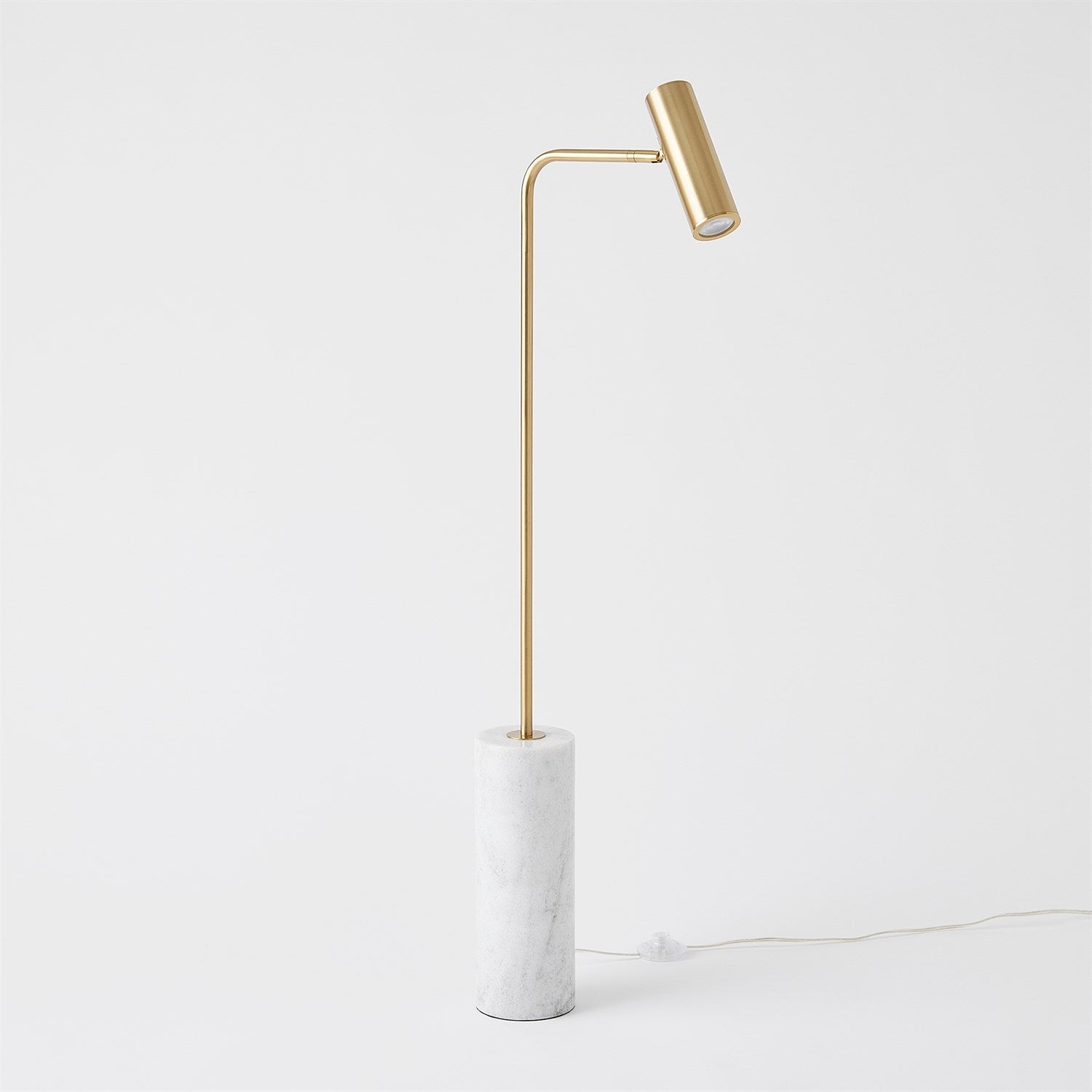 Spotlight Floor Lamp-Brass