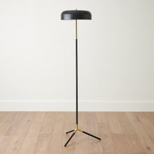 Load image into Gallery viewer, Dome Floor Lamp-Black/Brass