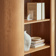 Load image into Gallery viewer, Ann 74 Inch Curved 4 Tier Bookshelf in Natural