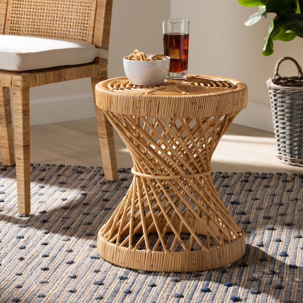 Blithedal Rattan Side Table