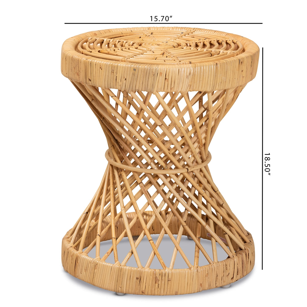 Blithedal Rattan Side Table