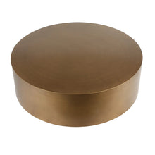 Load image into Gallery viewer, Round Brass Coffee Table