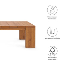 Load image into Gallery viewer, Brentwood Outdoor Patio Acacia Wood Coffee Table