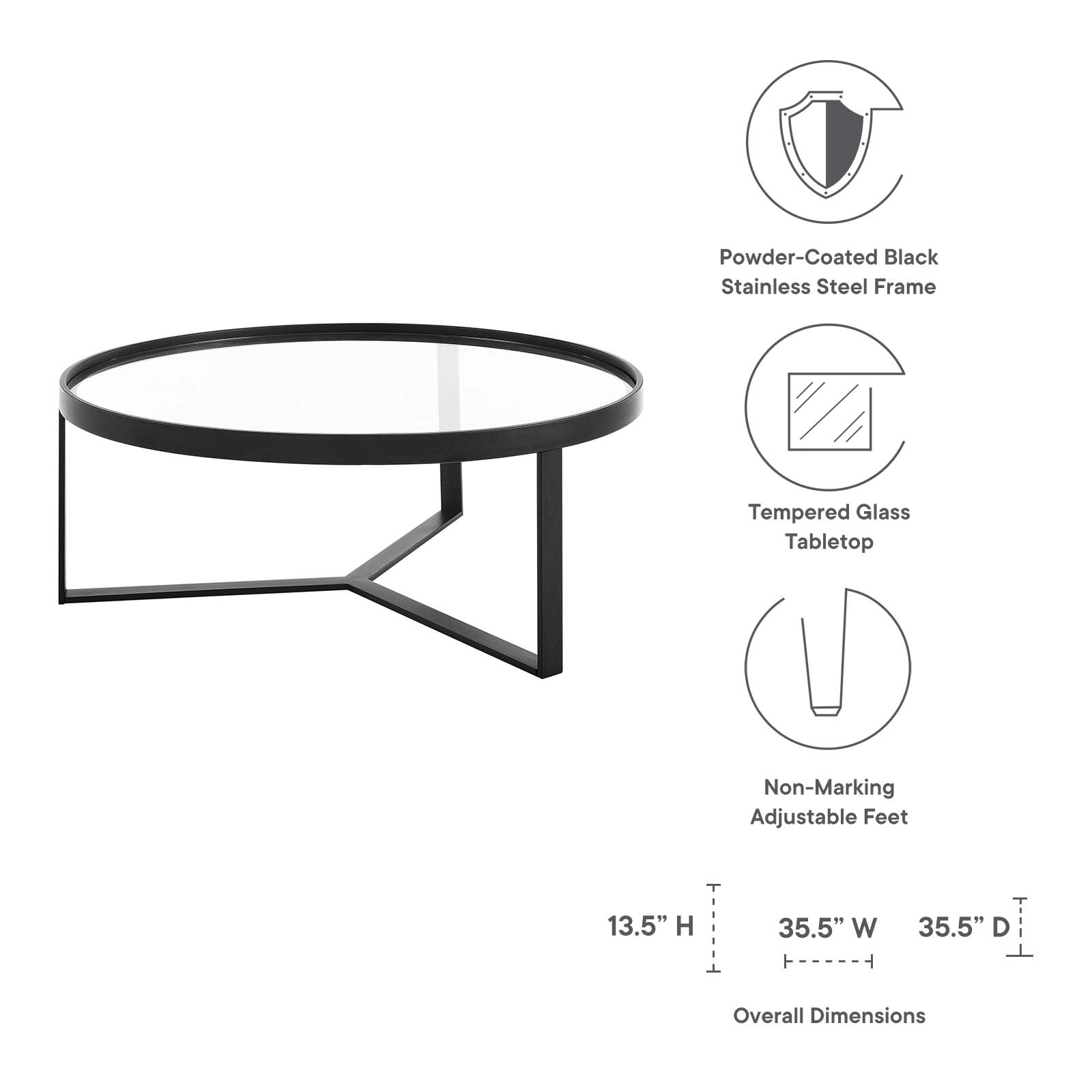 Clairemont Round Coffee Table