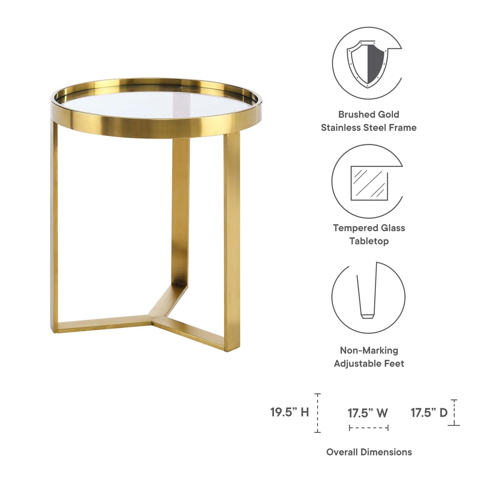 Clairemont Round Side Table