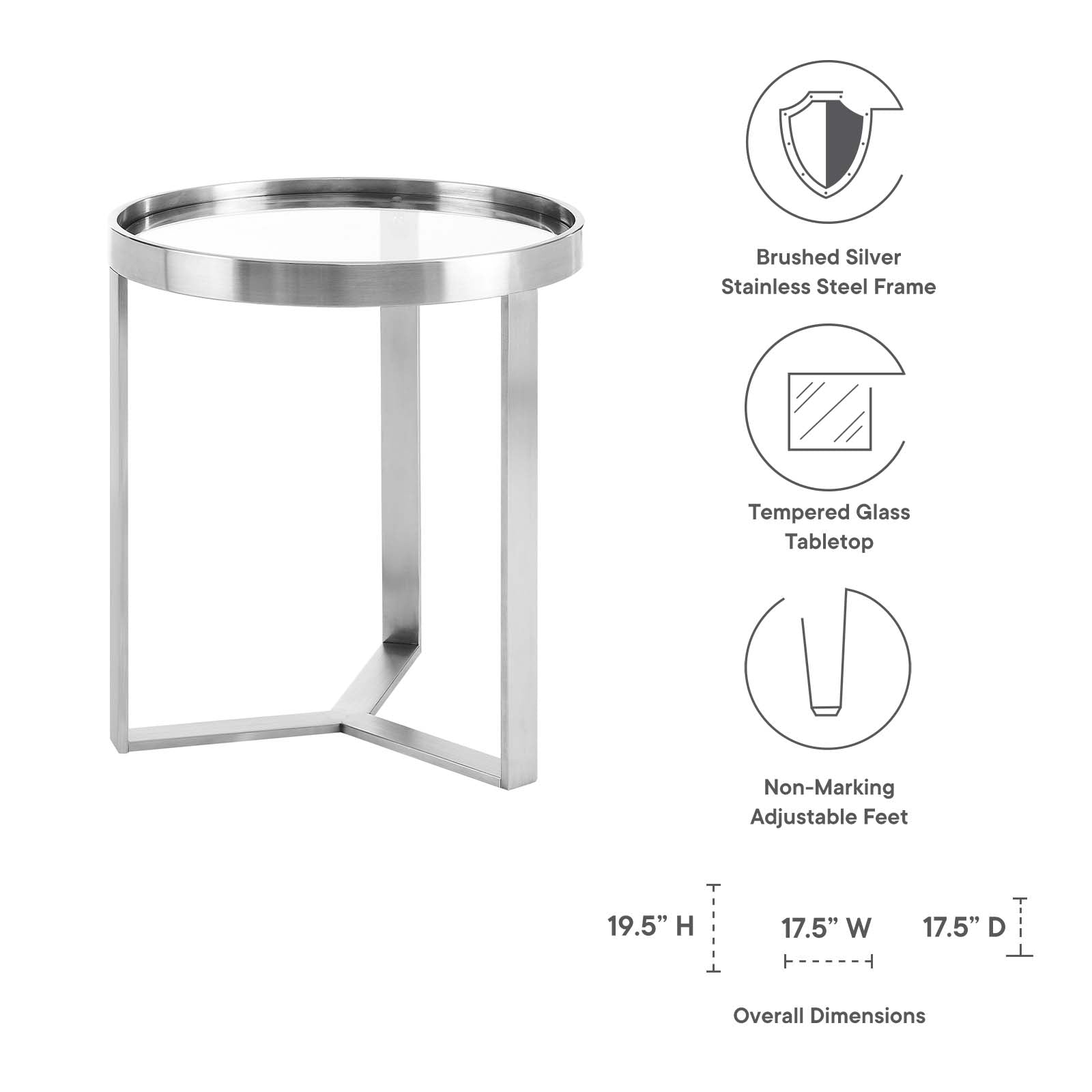 Clairemont Round Side Table