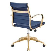 Load image into Gallery viewer, Deluxe Gold Stainless Steel Midback Office Chair