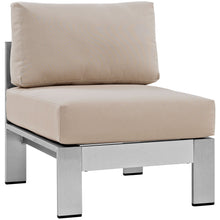 Load image into Gallery viewer, Shore Armless Outdoor Patio Aluminum Chair