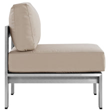 Load image into Gallery viewer, Shore Armless Outdoor Patio Aluminum Chair