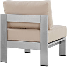 Load image into Gallery viewer, Shore Armless Outdoor Patio Aluminum Chair