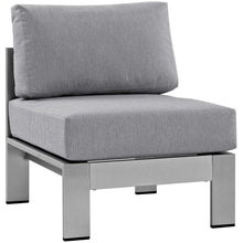 Load image into Gallery viewer, Shore Armless Outdoor Patio Aluminum Chair