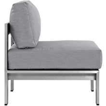 Load image into Gallery viewer, Shore Armless Outdoor Patio Aluminum Chair