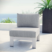 Load image into Gallery viewer, Shore Armless Outdoor Patio Aluminum Chair