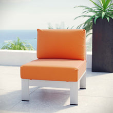 Load image into Gallery viewer, Shore Armless Outdoor Patio Aluminum Chair