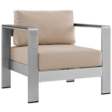 Load image into Gallery viewer, Shore Outdoor Patio Aluminum Armchair