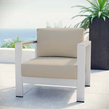 Load image into Gallery viewer, Shore Outdoor Patio Aluminum Armchair