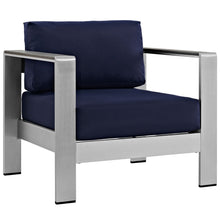 Load image into Gallery viewer, Shore Outdoor Patio Aluminum Armchair