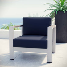 Load image into Gallery viewer, Shore Outdoor Patio Aluminum Armchair