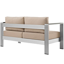 Load image into Gallery viewer, Shore Outdoor Patio Aluminum Loveseat